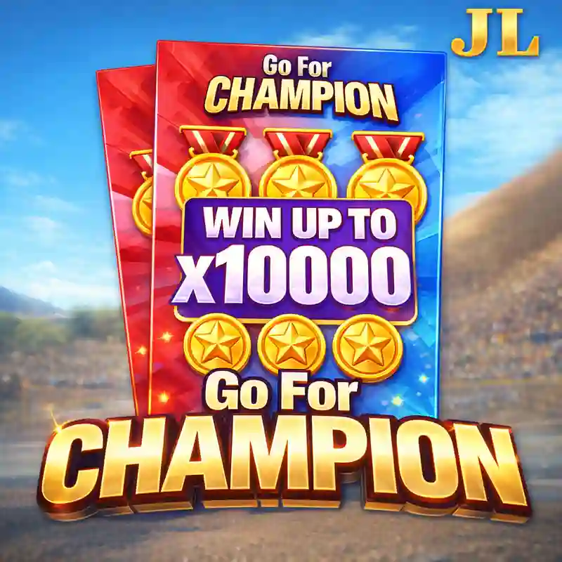 Go For Champion slot game premium interface